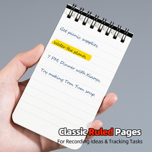 כריכה רכה ספירלית רכה מותאמת אישית ספר מיני יומן מחברת למיני בית הספר למתנה וקידום ספירליות סיטונית - Product Image 5