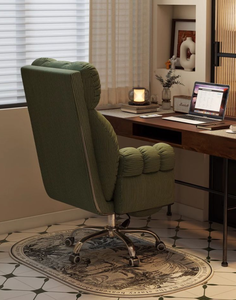 Comoda <span class=keywords><strong>Poltrona</strong></span> Relax per Camera da Letto, <span class=keywords><strong>Scrivania</strong></span> <span class=keywords><strong>e</strong></span> Dormitorio, Sedia con Braccioli per il Tempo Libero - Product Image 5