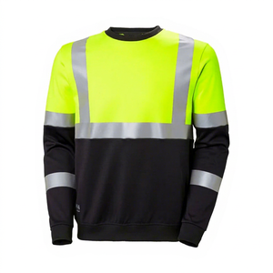 เสื้อสเวตเชิ้ตสะท้อนแสงแบบ Hi-Vis บริการ OEM ชุดทำงานทนไฟ แขนยาว โพลีเอสเตอร์ ความปลอดภัยสูง - Product Image 1