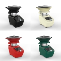 Robot de cuisine multifonction électrique 1500W, batteur, mixeur, robot culinaire, machine de cuisine domestique