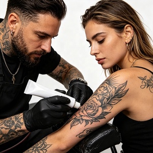 Crema abrillantadora para tatuajes de larga duración, fórmula molecular estable, conserva el tono vívido para aplicación a largo plazo en salones profesionales - Product Image 4