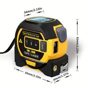 Misuratore di distanza Laser 3 in 1 40m/130ft strumento di misurazione digitale misura nastro distanza Area utensile misuratore di distanza laser