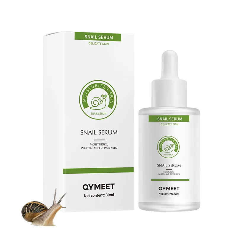 Etichetta personalizzata Organic Anti Aging Anti Acne Face Skin Care Serum collagene Snail Repair Whitening Snail Face SerumWith Hot sell