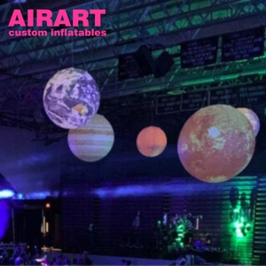 Ballons décoratifs sur le thème des discothèques, des pubs, des bars, des événements spatiaux, gonflables, étoiles, planètes - Product Image 6