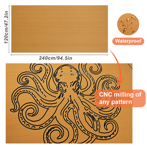 KT GuoMei Sea Deck, Material de Suelo Antideslizante, Autoadhesivo, Impermeable, Sin Ranuras, con Protección UV de 3000 Horas, Espuma Marina Eva de Alta <span class=keywords><strong>Densidad</strong></span> - Product Image 1