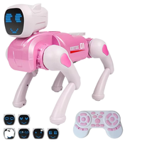 Robot chien intelligent 4G simulé avec IA, programmable, contrôlable à distance via application mobile, jouet électronique éducatif pour enfants