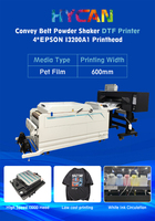 Harga Pabrik Printer Inkjet Digital Multiwarna Presisi Tinggi 24 Inch Otomatis Empat Kepala I3200 Mesin Cetak Tekstil DTF
