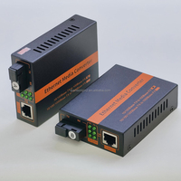 10/100Mbps Fiber Optic Media Converter 25KM Single Mode Single Fiber SC Port RJ45 Ethernet Fiber Transceiver For FTTH Network