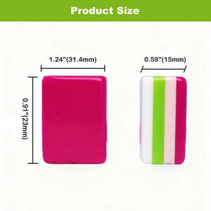 Vente en gros d'usine : Jeu de tuiles de Mahjong Oh My Mahjong <span class=keywords><strong>pour</strong></span> débutants, jeu de Mahjong de voyage aux couleurs pastel dans une boîte de luxe - Product Image 5