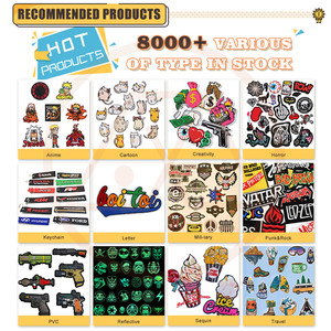 Patch brodé personnalisé en peluche avec autocollant à crochets et support thermocollant, patch brodé en chenille pour T-shirts, chapeaux, sacs, décoration DIY - Product Image 6