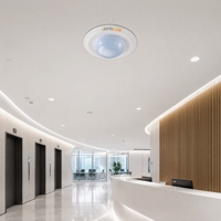 3 détecteurs de mouvement PIR de plafond haute sensibilité longue portée à 360 degrés avec étanchéité IP20, contrôle de la lumière 220-240V AC