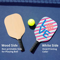 PYD Life Neues benutzer definiertes OEM-Pickleball-Paddel aus Holz Doppelseitiges personal isiertes Sublimations-Pickleball-Paddel