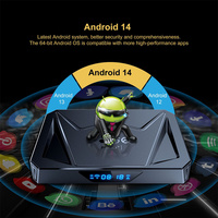 X96Q Pro+ Smart Android 14.0 TV Box Allwinner H728 Quad Core Mali-G57 2GB/4GB 16GB/32GB/64GB Dekode Video 8K BT5.0 WiFi6