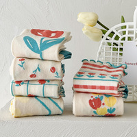 Femmes automne hiver lait blanc coton pied chaussettes respirant anti-dérapant côté moyen Tube avec tulipe champignon conception jetable