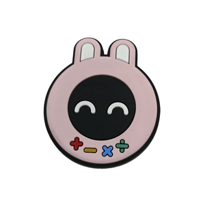 Sin accesorios de ropa mínimos, parche de silicona 3D en relieve personalizado, insignia de goma suave de logotipo, parches de PVC de prensa de calor para ropa - Product Image 3