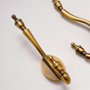 Modern Iron Wall Mounted Coat <b>Hook</b> Single <b>Hook</b> Yellow Bronze Finish Flexible Design for Bathroom Storage - Product Image 1