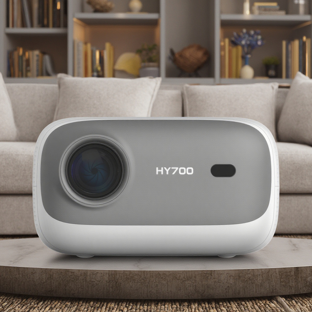 Portable Mini Fashion Design Smart Projector 1080P 4K for Home Theater Hy700 Proyector 4K 3D Cinema 1080p Smart Mini Projector
