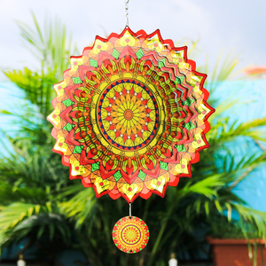 Décorations de Noël 2023 : éoliennes métalliques 3D, autres décorations de Noël, éolienne tulipe - Product Image 6