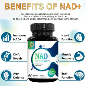 Atacado NAD + Suplemento Cápsulas Vegetarianas Melhorar a Saúde do Cérebro e Apoiar a Função Cardíaca - Product Image 4