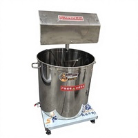 Mixer Pengisi Otomatis Komersial Bahan Stainless Steel Kapasitas 50kg/jam Wadah Pengaduk 20kg untuk Daging, Sayuran, Roti/Pangsit