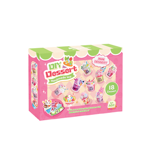 Kit de fabrication de desserts, jouets porte-clés, jeu de rôle pour enfants, fabricant de desserts, crème glacée, gâteau, jouets de cuisine pour filles, jouets éducatifs - Product Image 1