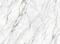 Échantillon 100*200 mm pour carrelage en ardoise frittée 1200x2700 mm, surface brillante, blanc grisâtre, pour hôtel, villa, sols commerciaux