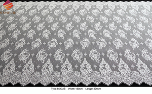 <span class=keywords><strong>2025</strong></span> Mới Nhất 3 Mét Chiều Rộng 150Cm Cô Dâu Chantilly Pháp Trắng Hoa Thêu Ren Lông Mi Ren Vải Cho Váy Cưới - Product Image 3