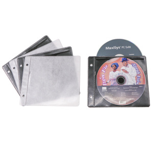 Fundas Premium SUNSHING para CD y DVD, Sobres Blancos de Papel para CD, Material No Tejido, Funda de Plástico Reutilizable de Doble Cara para Discos - Product Image 4
