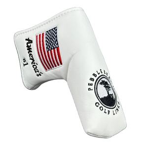 Golf PU Leder American Small Tree L Straight Putter Club Golf Kopf bedeckung - Product Image 1