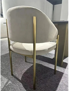 <span class=keywords><strong>Sedia</strong></span> Moderna Scandinava JP, Design Minimalista, Sedie da Pranzo in Acciaio Inossidabile Arancione, <span class=keywords><strong>Sedia</strong></span> da Pranzo in Pelle Italiana - Product Image 3