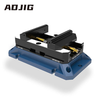 Quick Change Zero Point Manual Vise TB255125 ZPP 20KN Perlengkapan Penahan Benda Kerja untuk Pemesinan CNC Presisi Bagian Kecil