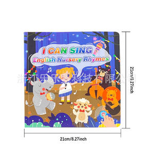 15 <span class=keywords><strong>comptines</strong></span> d'illumination anglaise pour bébé Livres audio pour l'éducation de la petite enfance Type de produit Livres d'apprentissage précoce - Product Image 6