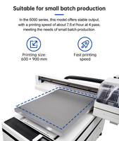 Impresora UV de Formato Grande VERSIJET 90*60 con 3 Cabezales I3200-U1 para Impresión de Señalización y Decoración