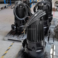 Pompe submersible à eaux usées WQ150-25-22 à haut débit et haute efficacité, anti-colmatage, pour chantier de construction, 380V, faible bruit, garantie 1 an
