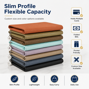 Porta Pasaportes, Organizador de Viaje, Piel Sintética Premium, Estilo Ejecutivo/Moderno/Clásico, Bolsillo con Cierre, Ranuras para Boletos, Bloqueo RFID, Cierre Magnético - Product Image 5