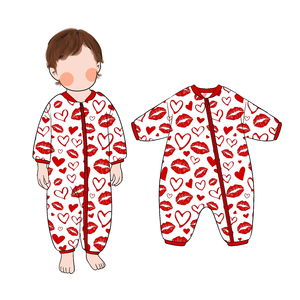 Romper Bayi Bahan Bambu Berkualitas Tinggi, Lembut, Bernapas, Model Boutique, Dapat Diubah Menjadi Piyama, Resleting 2 Arah untuk Anak-Anak - Product Image 5