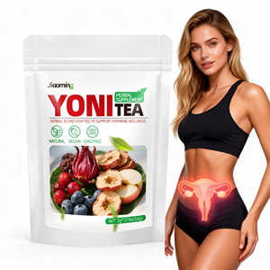 Чай для детокса матки и вагинального очищения с гибискусом, 100% натуральный, премиум-класса, для похудения, травяной, в пакетиках, под собственной торговой маркой - Product Image 1