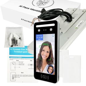 หน้าจอสัมผัสขนาด<span class=keywords><strong>8</strong></span>นิ้วระบบจดจำใบหน้าชีวมาตร AI ระบบควบคุมการเข้าถึงภาพเวลากลางคืนการบันทึกเวลาด้วยเว็บคลาวด์ SDK - Product Image 5