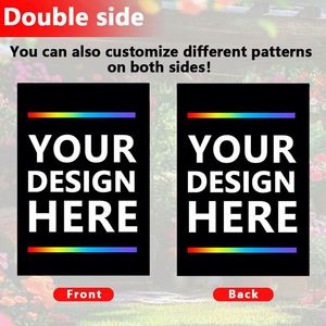 Chinese Factory Price Wholesale Custom 12x18in Double-Sided Cloth Pennant Garden <b>Flags</b> Outdoor DIY Custom Design Anti-Wrinkle - Product Image 3