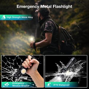 USB có thể sạc lại 20 Wát 1500 lumen trắng Laser LED Đèn pin chiến thuật với nam châm mạnh mẽ đa chức năng <span class=keywords><strong>3</strong></span> trong <span class=keywords><strong>1</strong></span> COB làm việc đèn - Product Image 5