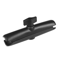 Support de téléphone portable pour moto en alliage d'aluminium, support pour supports RAM avec pince à double tête articulée de 15 cm/9 cm/5 cm, accessoires