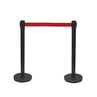 Vente en gros Contrôle des foules Hôtel Barrière en métal Garde-corps Rope Stanchion Rope Barrier Stanchions