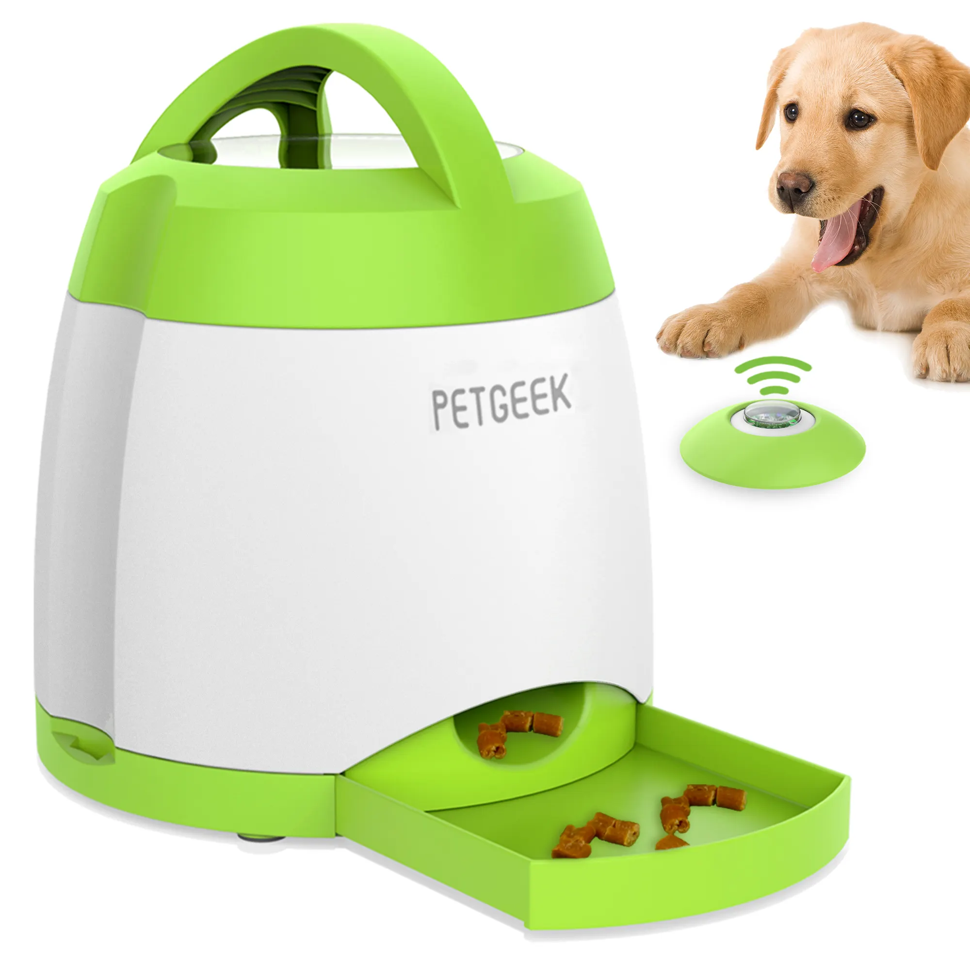 pet products 2023 PetGeek IQ training dog memory trainer food dispensing electric interactive smart dog treat puzzle toy