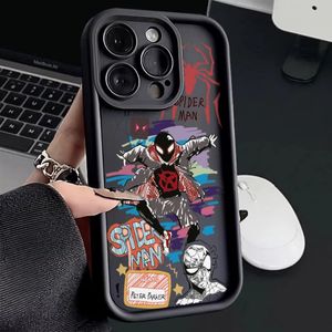Thời Trang Mát <span class=keywords><strong>Spiderman</strong></span> Thiết Kế In Điện Thoại Trường Hợp Đối Với <span class=keywords><strong>iPhone</strong></span> 16 Cộng Với 15 14 13 12 Pro Max 11 XS XR Mềm Sốc Bảo Vệ Cover Quay Lại - Product Image 3