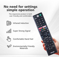 Control remoto por voz S0ny Paquete de caja de botones de voz para Sony 4K Ultra Tv Control remoto universal