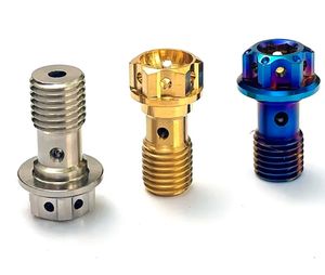 Fabricant Fournisseur Support Personnalisation M10x1.25 Boulons Titane Étrier de Frein Boulon <span class=keywords><strong>Banjo</strong></span> Vis de Vidange d'Huile/Vis Creuse - Product Image 3