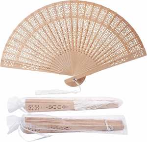 Wedding <b>Folding</b> Bamboo Hand Fan With Painted Pattern for Home Decoration Business or Promotional Gift Souvenir - Product Image 1