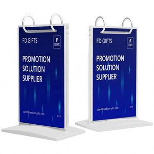 Soporte Portátil de Acrílico para Exhibición de Carteles, Menús, Precios, Tarjetas de Nombre y Etiquetas - Product Image 3