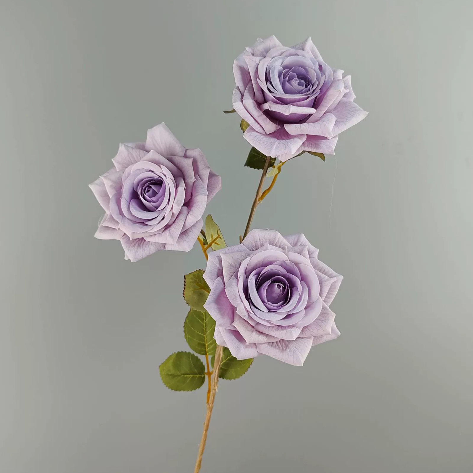 ผ้าไหมลายกุหลาบ3เม็ด-สีม่วงอ่อน-75ซม