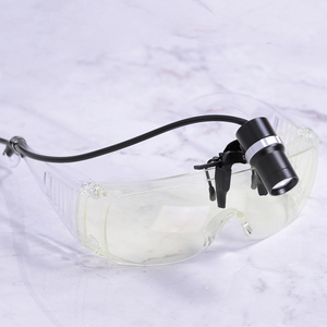 Espejo de Maquillaje en Forma de U con Lámpara LED Ajustable para Prácticas de Extensión de Pestañas, Herramienta de Belleza - Product Image 3